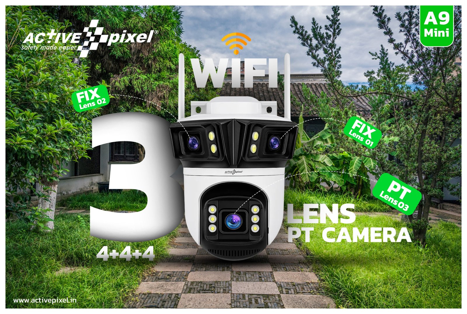 WIFI TRIPLE CAM - A9 MINI